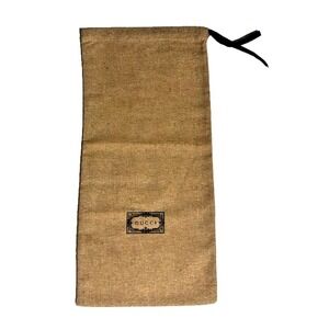 GUCCI Beige shoe Cover Dust Bag - Size 17.5" x 8.5"